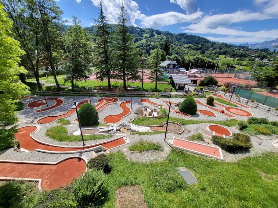 Appartement Dans Chalet Avec Piscine Couverte Saint-Gervais-les-Bains Εξωτερικό φωτογραφία